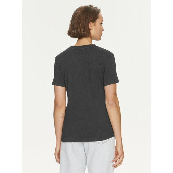 Γυναικείο T-Shirt Calvin Klein Archival Monologo J20J223272 Μαύρο Regular Fit - Image 3