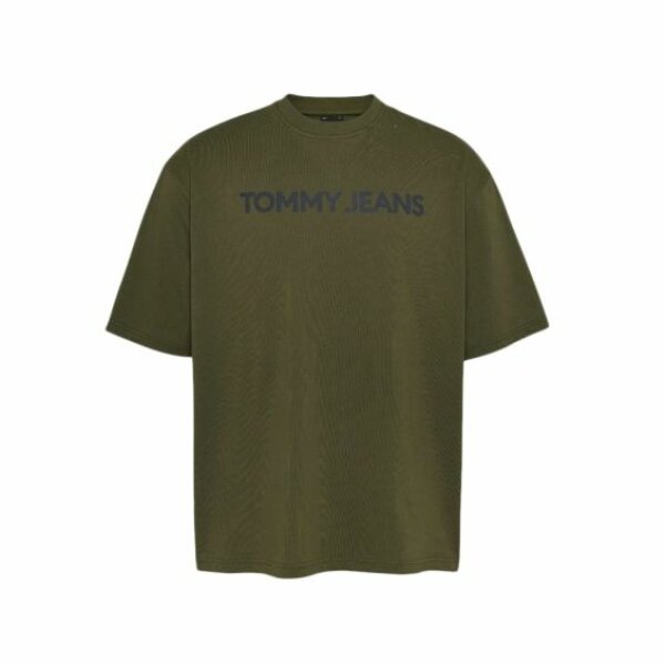 dm0dm18267-mr1-tommy_jeans_men_bold_classics_oversized_fit_t-shirt_khaki_16 Ανδρική Μπλούζα TOMMY JEANS DM0DM18267 OVZ BOLD CLASSICS Χακί - Image 1
