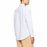 Ανδρικό Πουκάμισο TOMMY JEANS DM0DM18956 RLX CLASSIC Λευκό Γαλάζιο - Image 2