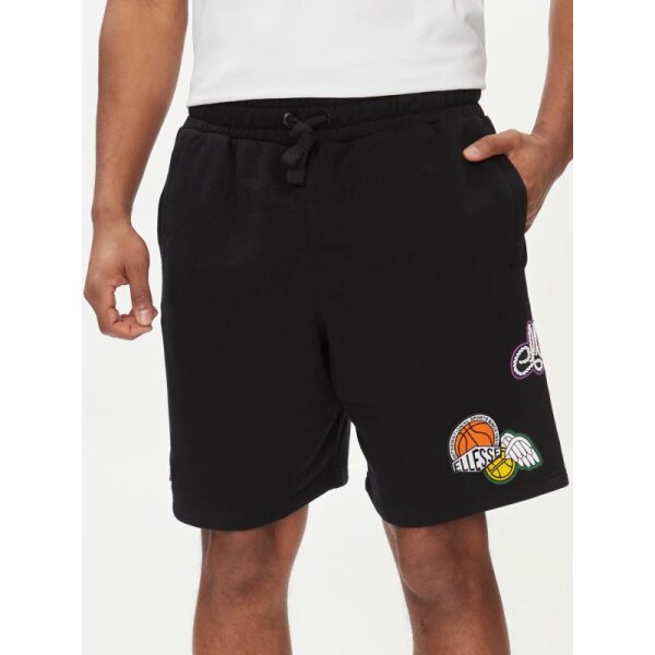 Ανδρική Βερμούδα Φούτερ ELLESSE BRONXA SHV20121 Μαύρο - Image 1
