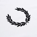 Ανδρική Μπλούζα FLOCKED LAUREL FRED PERRY M7708 Λευκό - Image 2