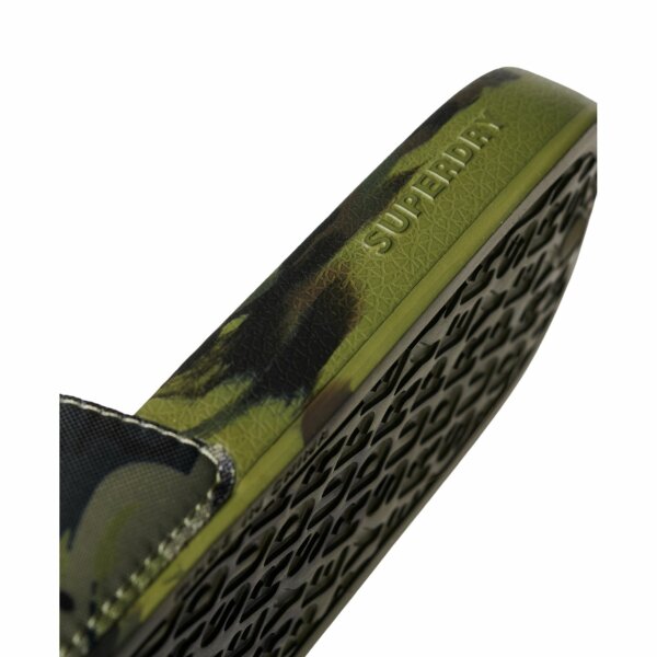 h6779-3 Ανδρική Παντόφλα SUPER DRY CAMO VEGAN MF310261A Χακί - Image 3