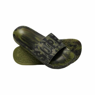 Ανδρική Παντόφλα SUPER DRY CAMO VEGAN MF310261A Χακί