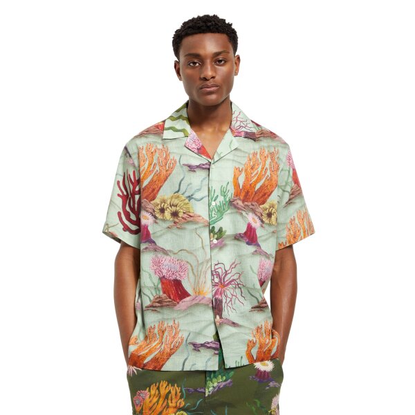 Ανδρικό Πουκάμισο SCOTCH AND SODA LINEN VISCOSE 175716 Πολύχρωμο - Image 1