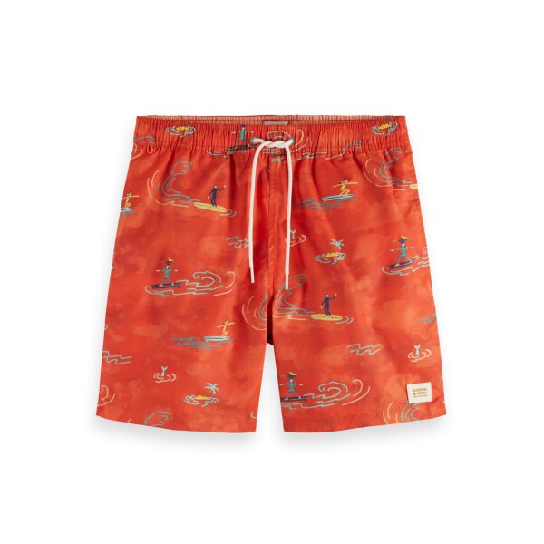 hires_png-24169535-fnt_9eyggwrqor2nkjcm Ανδρικό Μαγιό Βερμούδα SCOTCH AND SODA 175368 Κόκκινο - Image 1
