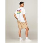 Ανδρική Μπλούζα TOMMY JEANS DM0DM19171 REG SUMMER FLAG Λευκό - Image 4