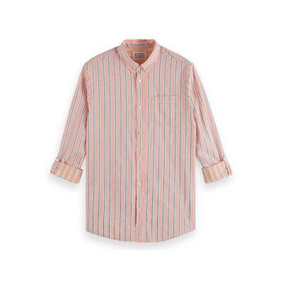 Ανδρικό Πουκάμισο SCOTCH AND SODA DOBBY STRIPE 175700 ΡΟΖ
