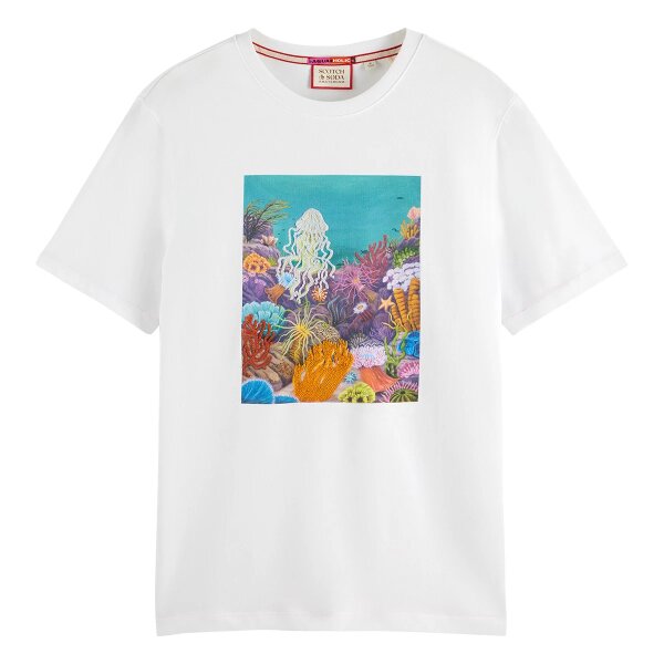 scotch-soda-heren-t-shirt-175632-wit_2000x2000_144737 Ανδρική Μπλούζα SCOTCH AND SODA FRONT 175632 Λευκό - Image 1