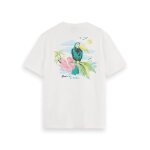 Ανδρική Μπλούζα SCOTCH AND SODA FRONT BACK175641 Λευκό - Image 2