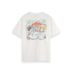 Ανδρική Μπλούζα SCOTCH AND SODA FRONT BACK175641 Εκρού - Image 3