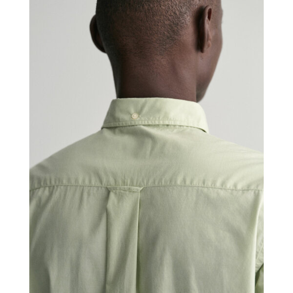 time__1698317104__202401-3000101-345-crmodel-fv-2 Ανδρικό Πουκάμισο Κοντομάνικο GANT REG POPLIN 3000101 Πράσινο - Image 6