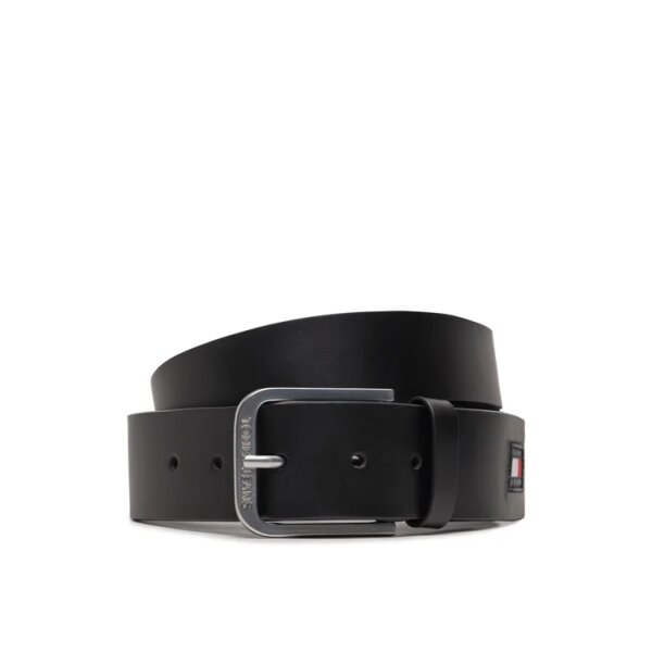 Ανδρική Ζώνη TOMMY JEANS AM0AM12339 ADJ LEATHER 4.0 Μαύρο - Image 3