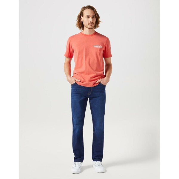 Ανδρικό Παντελόνι WRANLER Τζιν TEXAS SLIM 112350865 Μπλε Σκούρο - Image 4