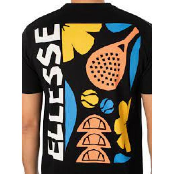 Ανδρική Μπλούζα ELLESSE IMPRONTA SHV20023 Μαύρο - Image 3