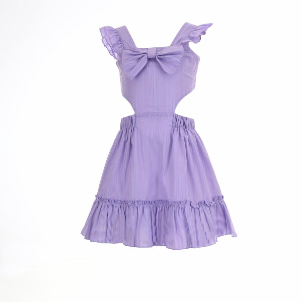 Παιδικό φόρεμα για κορίτσια M&B cut out λιλά 07-2330-00 - Image 1