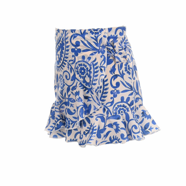 07-2425-00_5 Παιδική φούστα για κορίτσια M&B εμπριμέ εκρού μπλε 07-2425-00 - Image 2