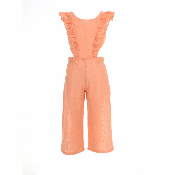 07-2459-00_1 Παιδική ολόσωμη φόρμα κιπούρ για κορίτσια M&B ροδακινί 07-2459-00 - Image 1