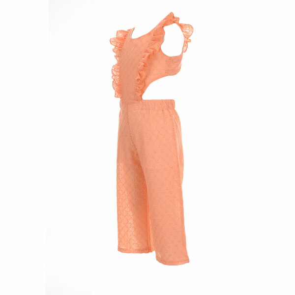 07-2459-00_2 Παιδική ολόσωμη φόρμα κιπούρ για κορίτσια M&B ροδακινί 07-2459-00 - Image 2