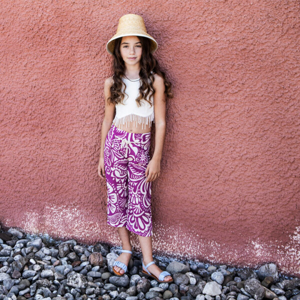 07-2462-00 Παιδικό τοπ για κορίσια M&B με πέρλες εκρού  07-2462-00 - Image 2