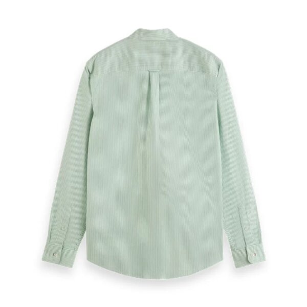 Ανδρικό Πουκάμισο SCOTCH AND SODA 175696 Ριγε Πράσινο Λευκό - Image 2