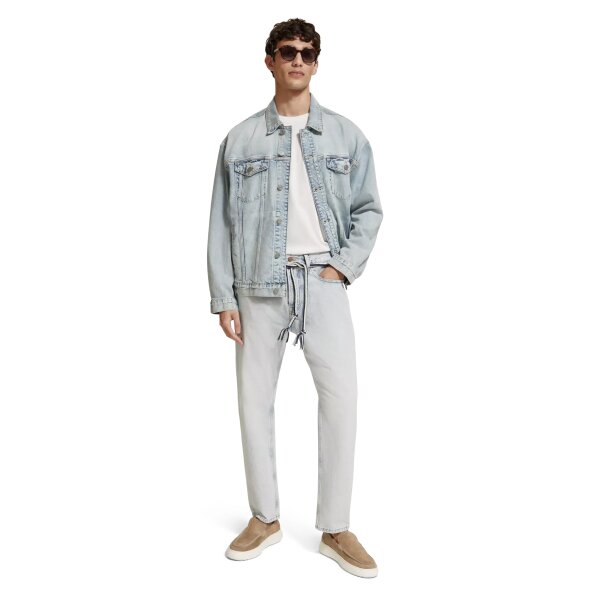 Ανδρικό Παντελόνι Τζιν SCOTCH AND SODA loose tapered-fit 176664 Μπλε - Image 6