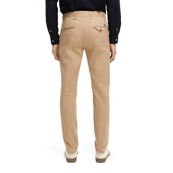 Ανδρικό Παντελόνι SCOTCH AND SODA Mott super slim fit chino 179010 Μπεζ - Image 6
