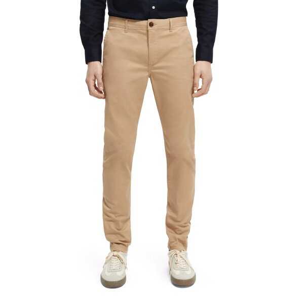 Ανδρικό Παντελόνι SCOTCH AND SODA Mott super slim fit chino 179010 Μπεζ - Image 5