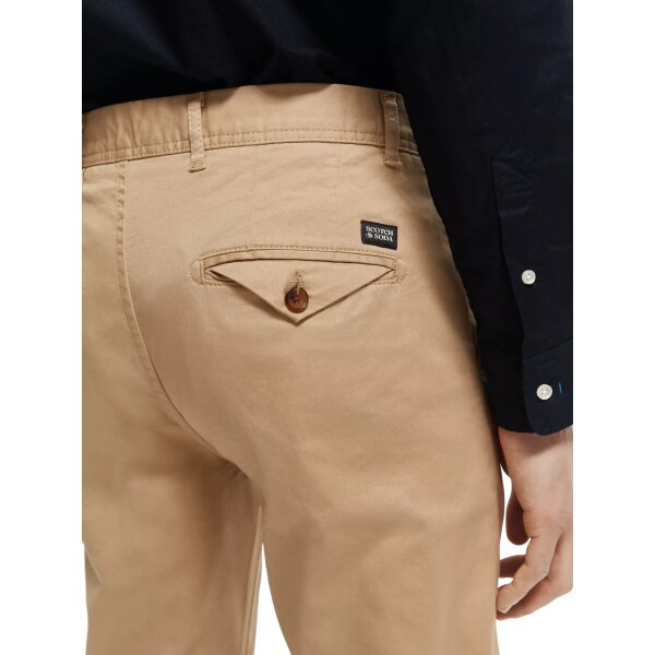 Ανδρικό Παντελόνι SCOTCH AND SODA Mott super slim fit chino 179010 Μπεζ - Image 4