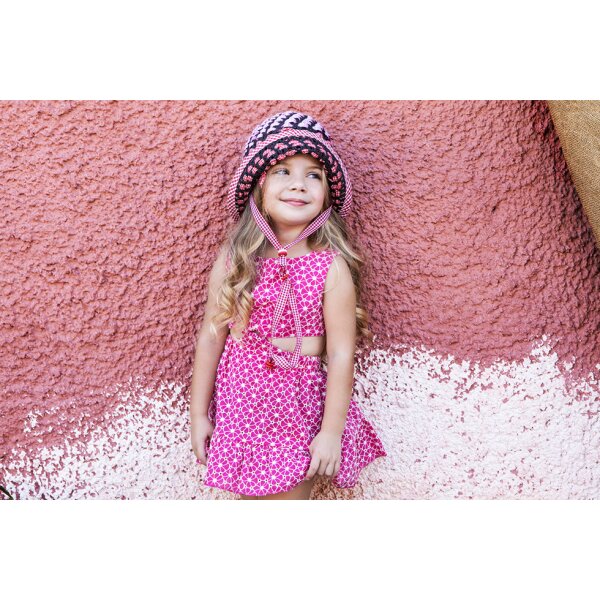 Παιδικό φόρεμα για κορίτσια M&B κιπούρ φούξ 07-2307-00 - Image 3