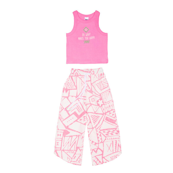 241-4026-PINK-FLUO-A - Αντιγραφή ΠΑΙΔΙΚΟ ΣΕΤ ΠΑΝΤΕΛΟΝΑ ΚΟΡΙΤΣΙ 6-16 ΕΤΩΝ SPRINT 241-4026-818 - Image 1