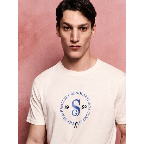 Ανδρική Μπλούζα STAFF TERRY 64-006.051 Λευκό - Image 2