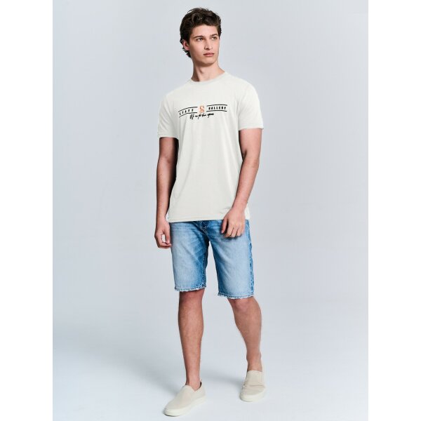 Ανδρική Μπλούζα STAFF  64-055.051 Λευκό - Image 5