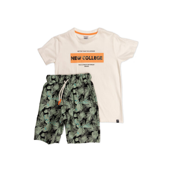 8011 Παιδικό Σετ με Βερμούδα Αγόρι 6-16 Ετών New College 35-8011 - Image 1