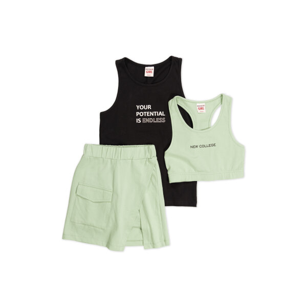 Παιδικό Σετ Φούστα-Shorts Κορίτσι 6-16 Ετών New College 35-8474 - Image 1