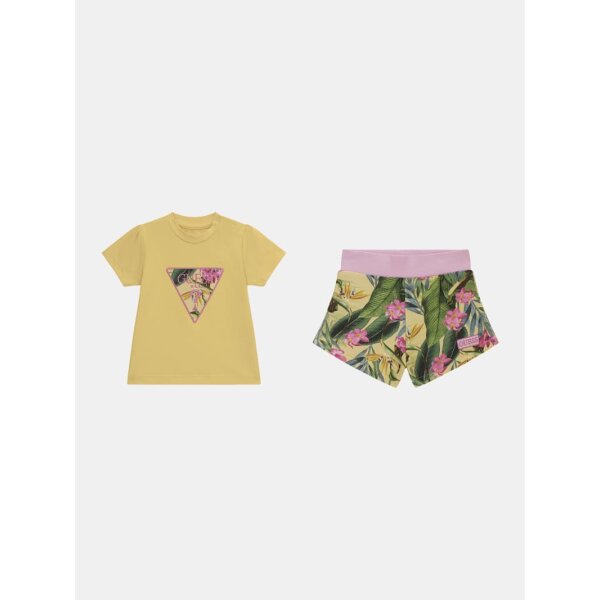 A4GG07K6YW3-A21C Βρεφικό Σετ t-shirt και σορτς GUESS A4GG07K6YW3-A21C - Image 1