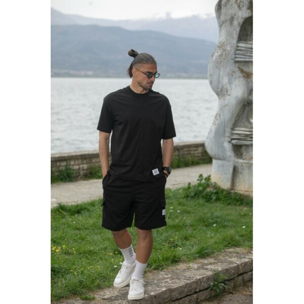 Ανδρική Βερμούδα CARGO HENRY 6-603 Μαύρο - Image 2