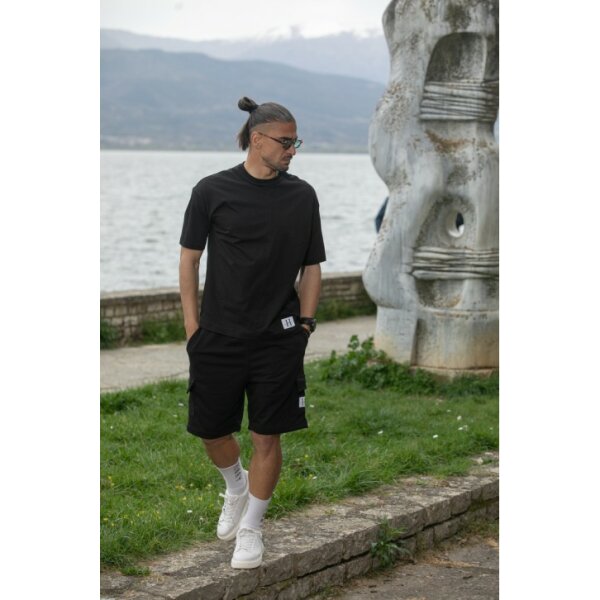 Ανδρική Βερμούδα CARGO HENRY 6-603 Μαύρο - Image 3