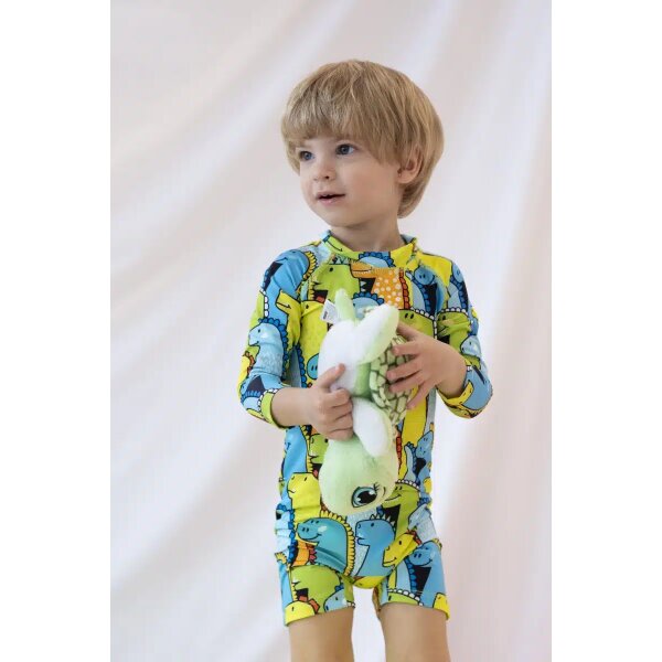Παιδικό Μαγιό Ολόσωμο Φορμάκι Δεινοσαυράκια Tortue S4-338-390 - Image 3