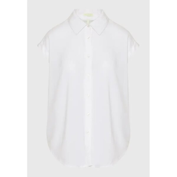 Γυναικείο μονόχρωμο πουκάμισο Λευκό FBL009-100-05 FUNKY BUDDHA - Image 5