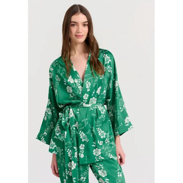 Γυναικείο Loose fit κοντό εμπριμέ kimono  FBL009-106-01 FUNKY BUDDHA - Image 1