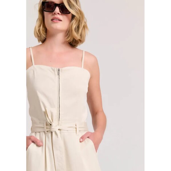 Γυναικεία ολόσωμη φόρμα Εκρού FBL009-111-12  FUNKY BUDDHA - Image 2