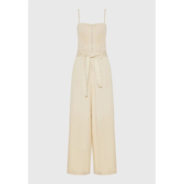 Γυναικεία ολόσωμη φόρμα Εκρού FBL009-111-12  FUNKY BUDDHA - Image 5