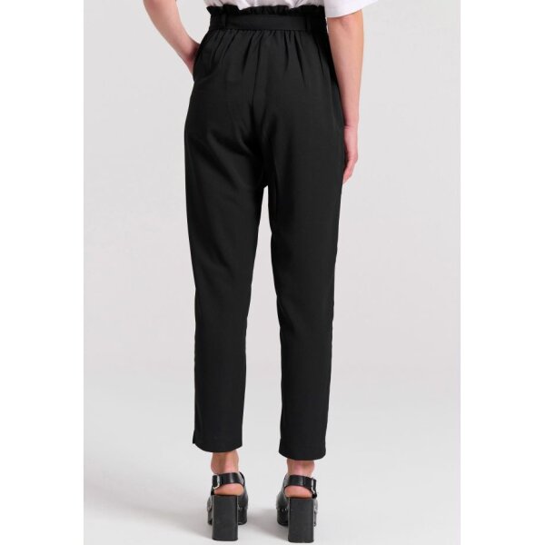 Γυναικείο Casual παντελόνι με διπλή πιέτα στη μέση FBL009-118-02-BLACK FUNKY BUDDHA - Image 6