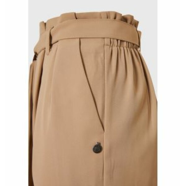 FBL009-118-02_SANDSTONE_7 Γυναικείο Casual παντελόνι με διπλή πιέτα στη μέση FBL009-118-02-SANDSTONE FUNKY BUDDHA - Image 5