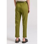 Γυναικείο cropped παντελόνι με ζώνη FBL009-122-02 FUNKY BUDDHA - Image 2