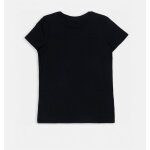 T-shirt με τριγωνικό λογότυπο Κορίτσι Μαύρο GUESS J2YI51K6YW1-JBLK - Image 2