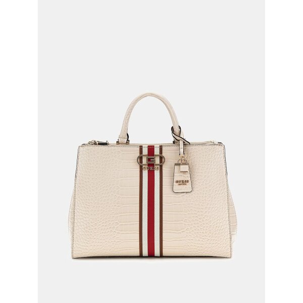 Γυναικεία Τσάντα χειρός nelka στάμπα κρόκο GUESS HWCG9307070-STO - Image 2