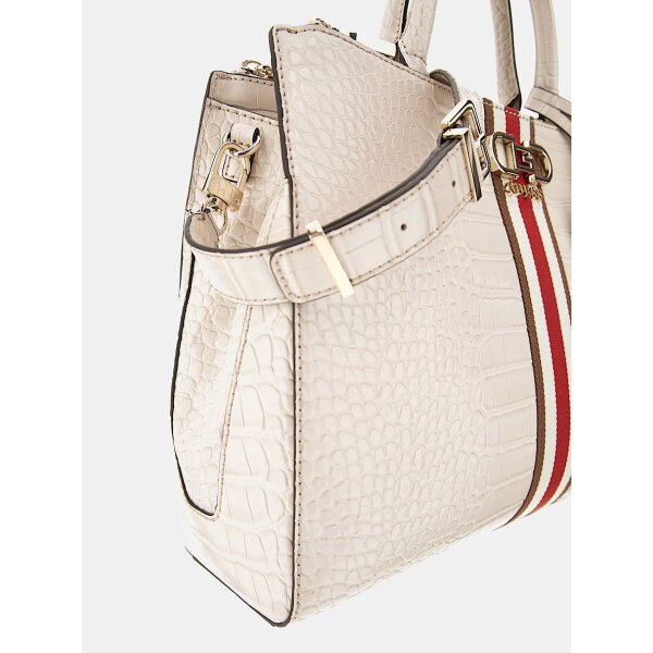 Γυναικεία Τσάντα χειρός nelka στάμπα κρόκο GUESS HWCG9307070-STO - Image 5