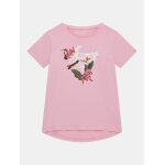 T-shirt με τριγωνικό λογότυπο Κορίτσι Ροζ GUESS J4GI13K6YW4-G6H8