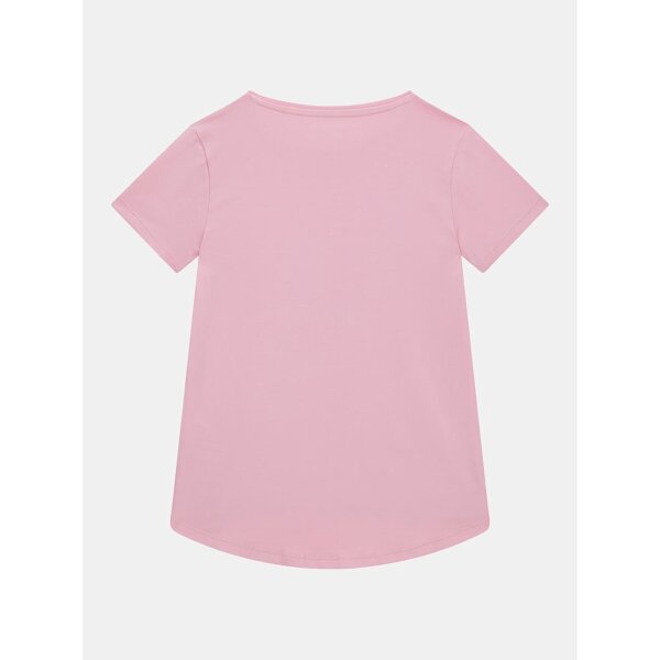T-shirt με τριγωνικό λογότυπο Κορίτσι Ροζ GUESS  J4GI13K6YW4-G6H8 - Image 2